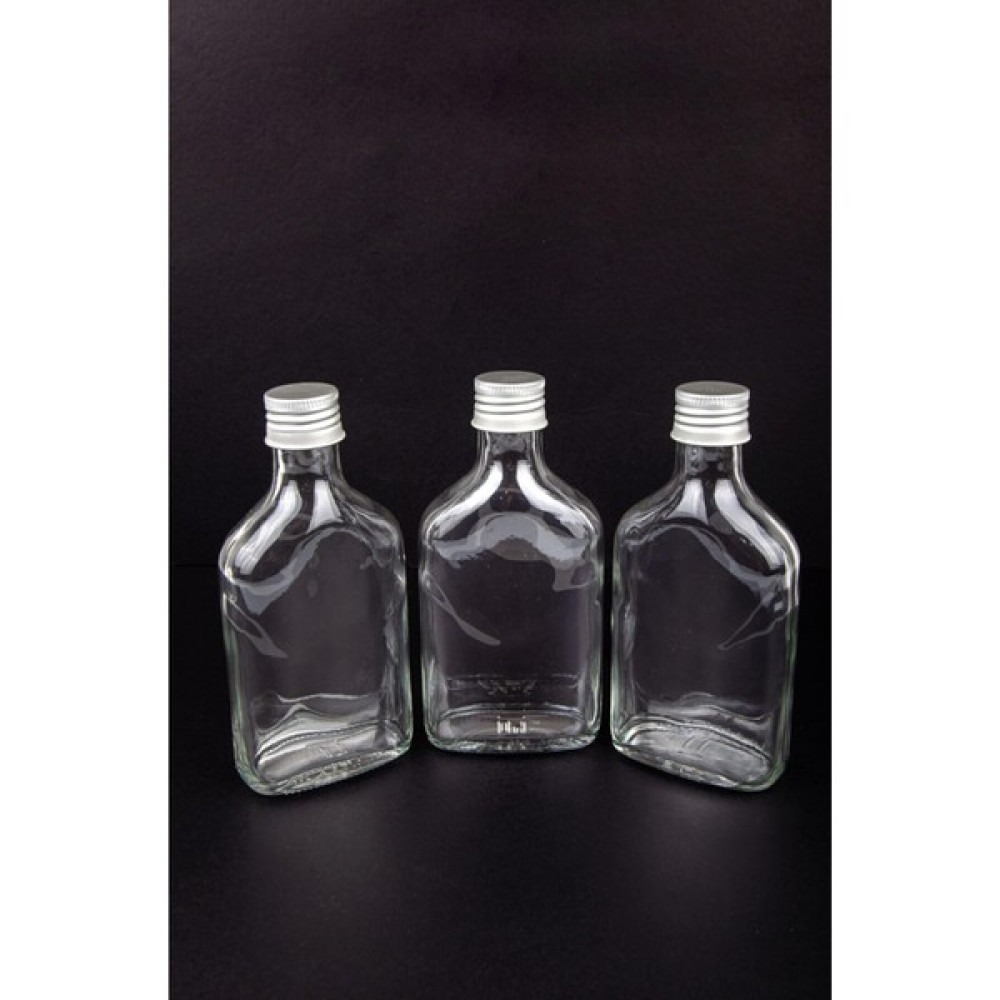 Milea 3'lü Sızdırmaz Metal Kapaklı Çok Amaçlı Yassı Şişe Seti - 200 ml - Şeffaf Sürahi Fiyatı