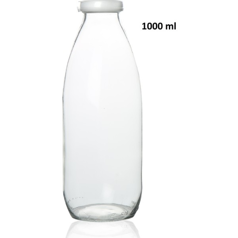 Milea Sızdırmaz Kapaklı Şeffaf Cam Süt Ayran Limonata Meşrubat Şişesi 1000 ml - 1 L Sürahi Fiyatı