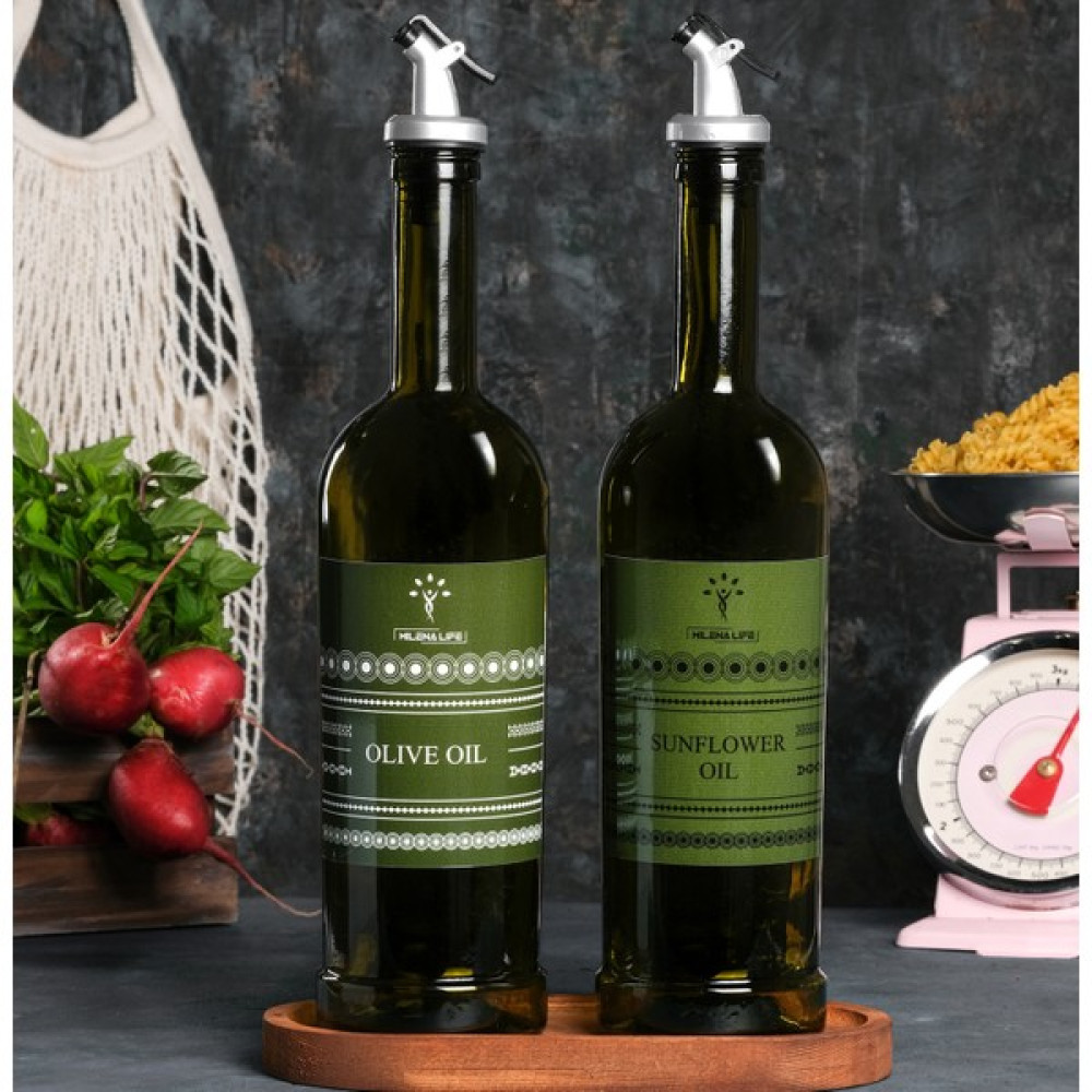 Milena Life Amber 2'li 750 ml Zeytinyağı ve Sıvıyağ Yağdanlık Şişesi Yağlık *Stantlı ca Mutfak Gereçleri Fiyatı