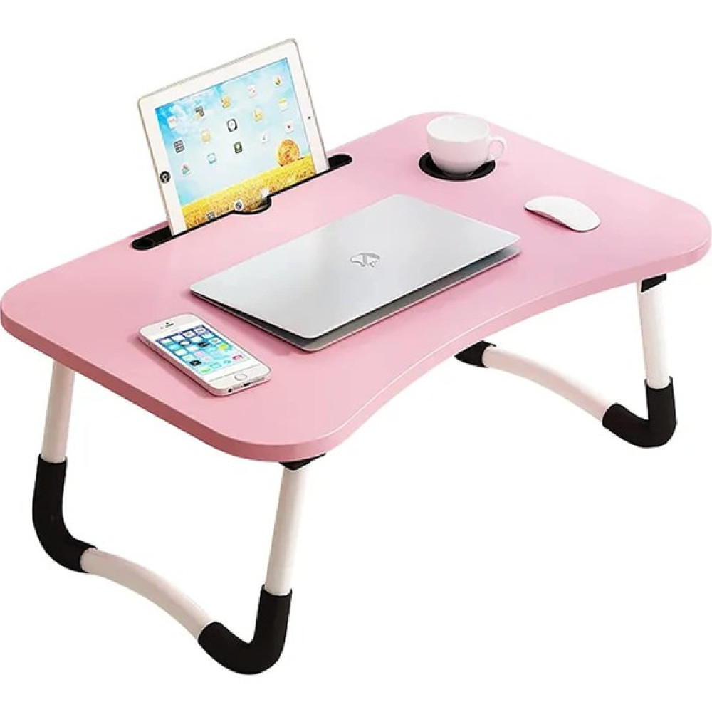 Miletus Laptop Sehpası Ders Çalışma Masası Çocuk Çalışma Yatak Sehpası Ders Masası Pembe - 60 x 40 x 28 cm Sehpa Fiyatı