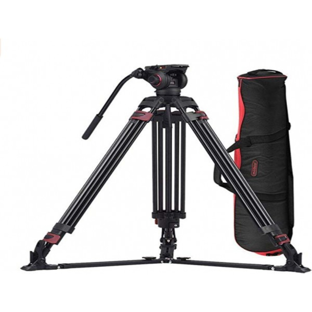 Miliboo MTT609A Hidrolik Kafalı Profesyonel Alüminyum Video Tripod Tripodlar Fiyatı