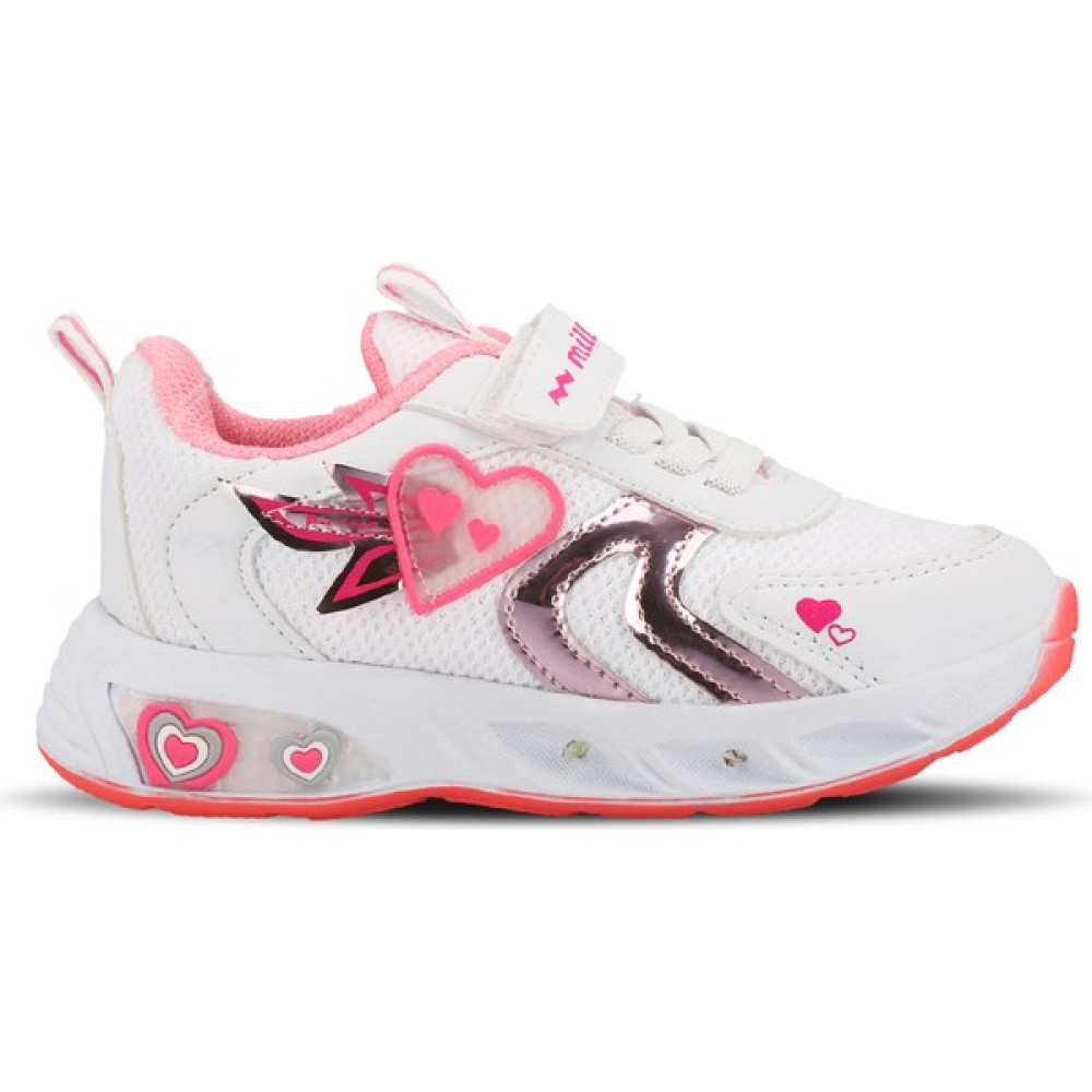 Mille Paolıno Kız Çocuk Sneaker Ayakkabı Beyaz / Pembe Erkek Çocuk Günlük Ayakkabısı Fiyatı