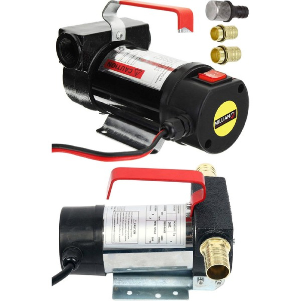 Millian 220 V Elektrikli Kendinden Emişli Taşınabili Yakıt Sıvı Süt Yağ Aktarma Mazot Pompası Paslanmaz 220V Su Motoru Fiyatı