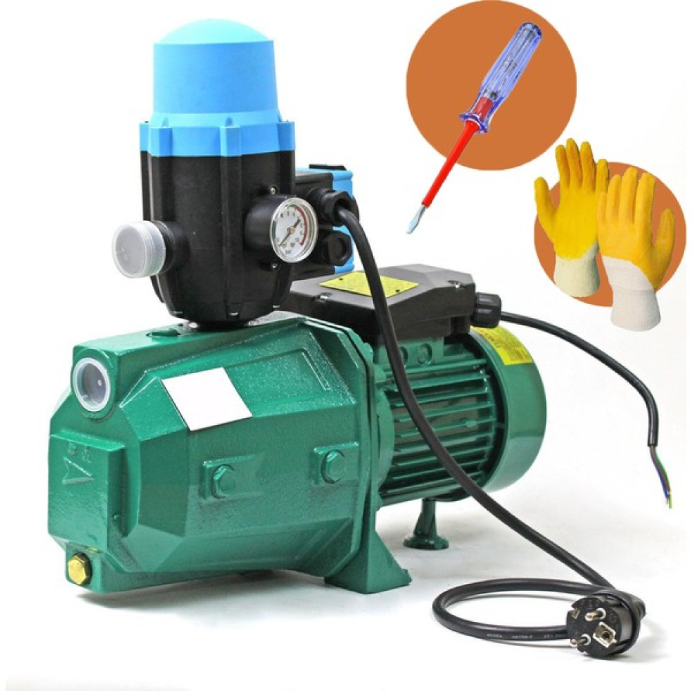 Millian Jet 100 Hidromat Pompalı Otomatik Paket Hidrofor Su Motoru 1 Hp (Eldiven + Kontrol Kalemi) Su Motoru Fiyatı