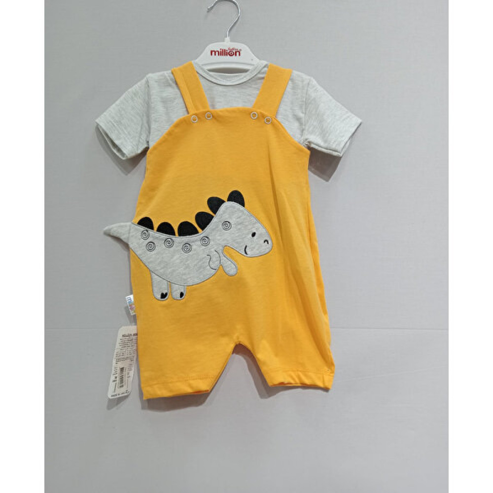 Million Baby Dino Bahçıvan Pantolon Bebek Tulumu Fiyatı