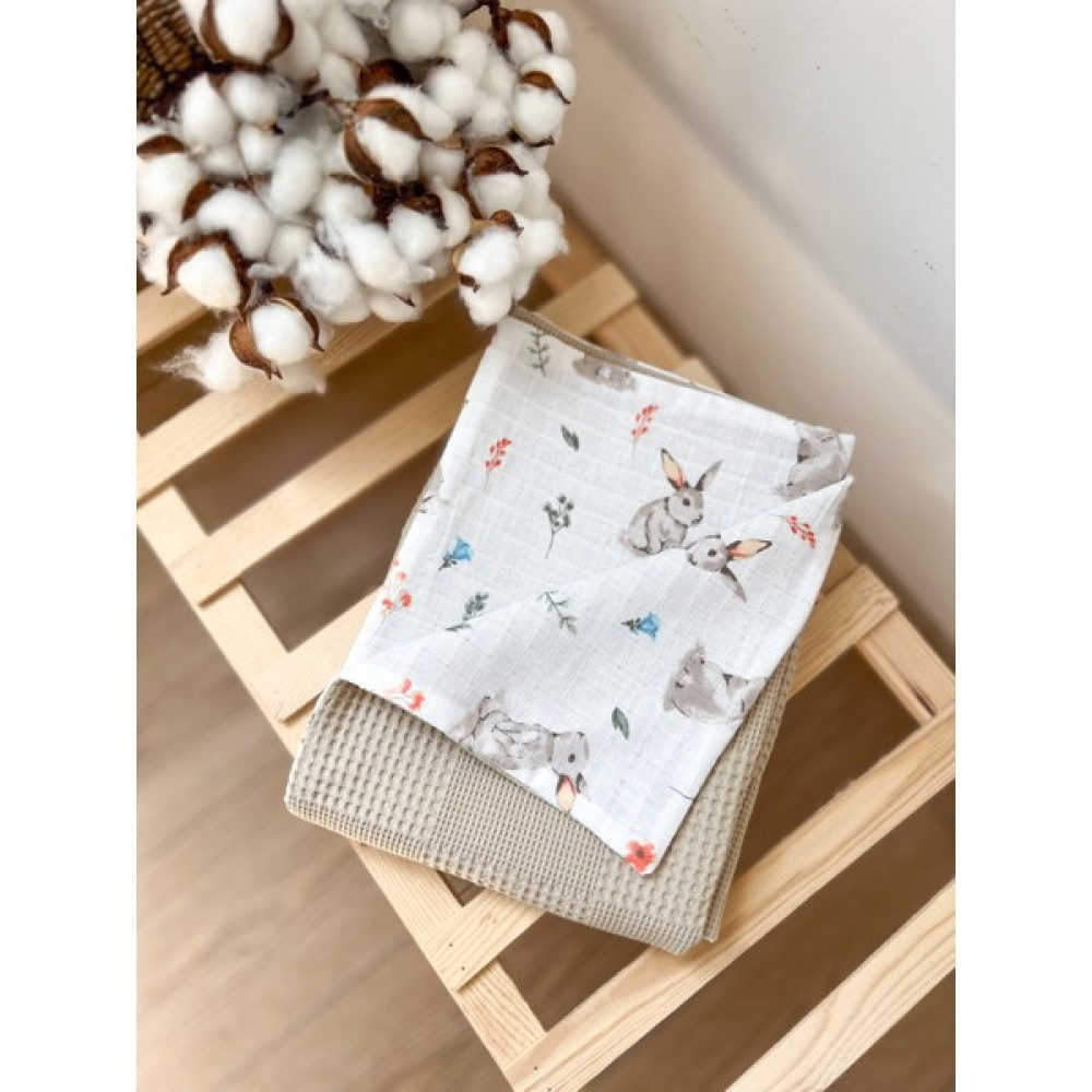 Milna Baby Kids Müslin Bebek Battaniyesi %100 Pamuk Çok Amaçlı Müslin Battaniye - 100 x 100 cm - Açık Bej Bebek Battaniyesi Fiyatı