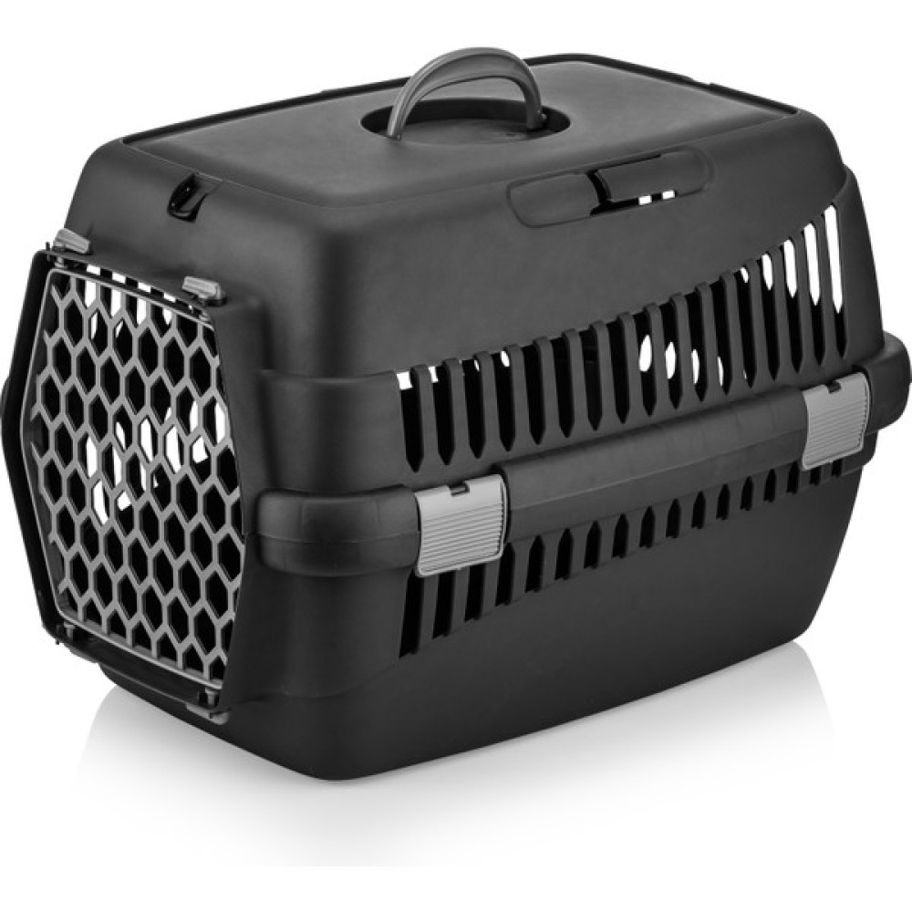 Milo Kedi Köpek Taşıma Çantası Orta Boy Siyah/Gri - Gri Evcil Hayvan Ürünleri Fiyatı