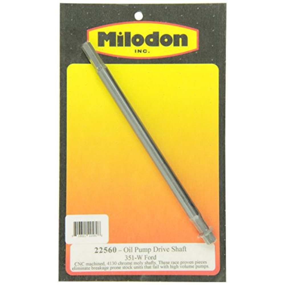 Milodon 22560 4130 Chrome Moly Oil Pump Drive Shaft for Ford Windsor 351