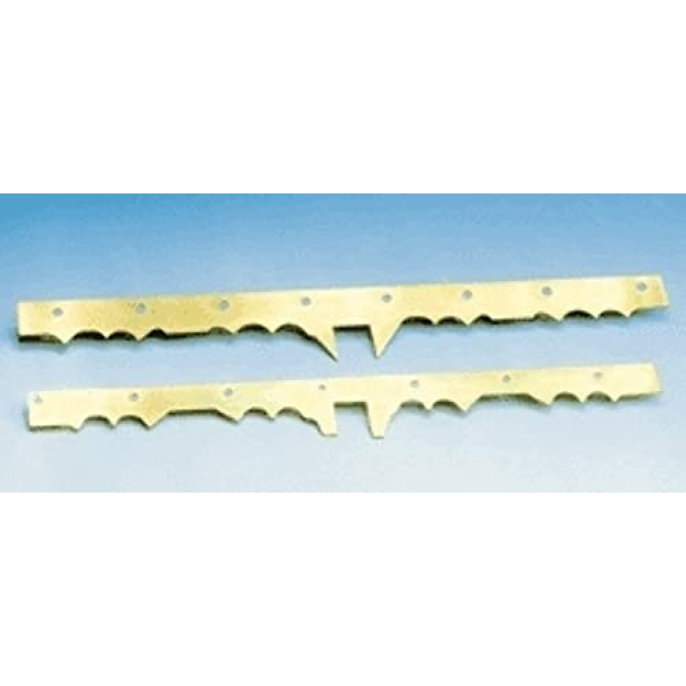 Milodon 32640 Gold Zinc Plated Crank Scraper for Small Block Chevy