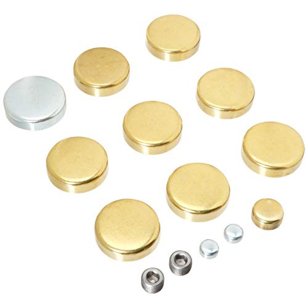 Milodon 34046 Brass Freeze Plug Kit for Pontiac V8