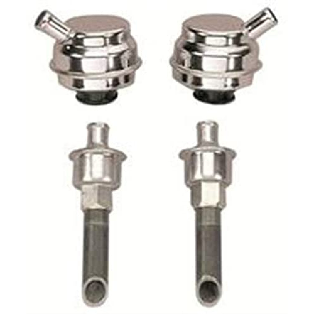 Milodon 85700 Vac-U-Pan Kit with Chrome Breathers