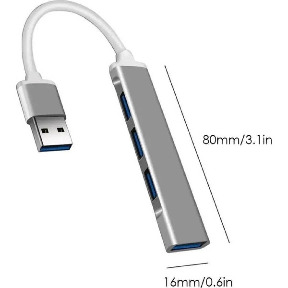 Milonsa USB 3.0 Çoklayıcı Hub - 4 Port (1x USB 3.0 + 3x USB 2.0) Hızlı Bağlantı Adaptörü Seri & Paralel Kablo Fiyatı