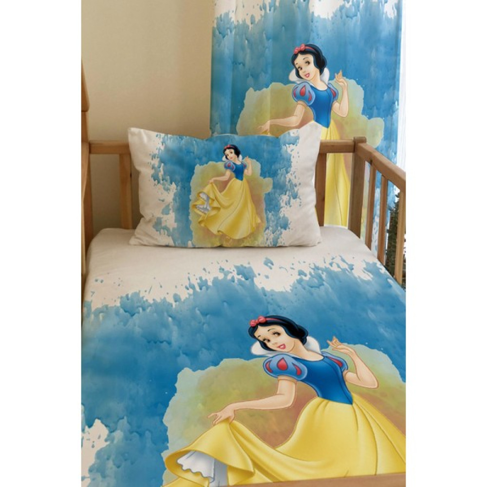 Milroma Prenses Kız Desenli Kadife Doku Dekoratif Genç ve Çocuk Yatak Örtüsü - Renkli - 140 x 220 cm Yatak Örtüsü Fiyatı