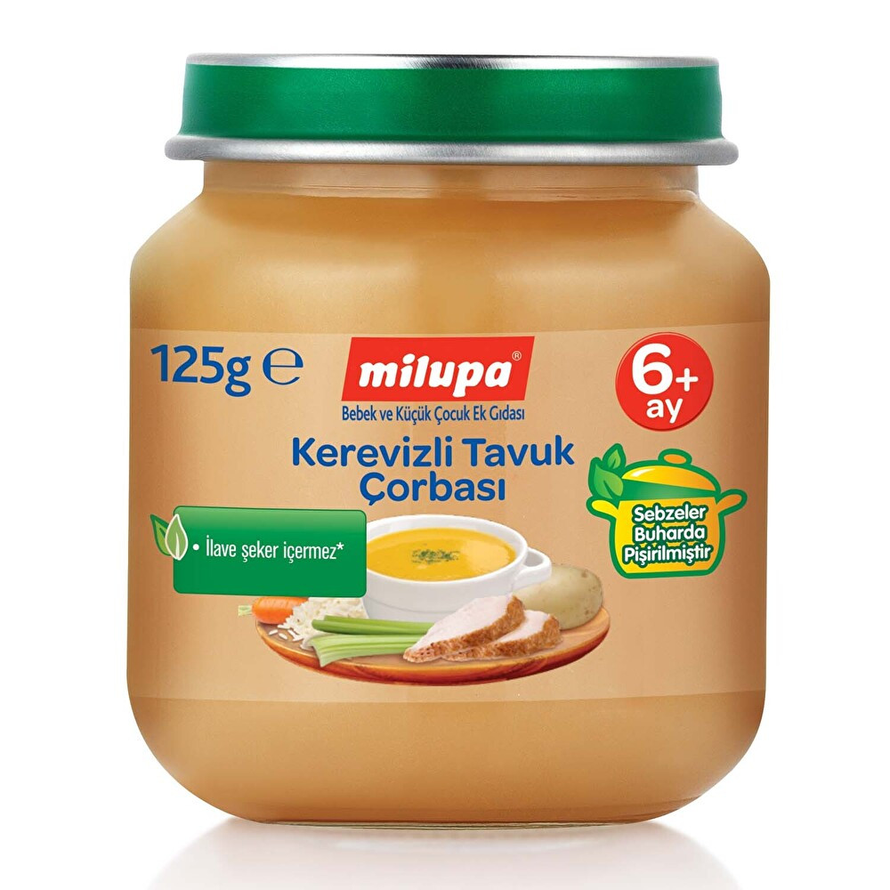 Milupa Kerevizli Tavuk Çorbası Kavanoz 125 Gr 6+ Ay Bebek Mamaları Fiyatı