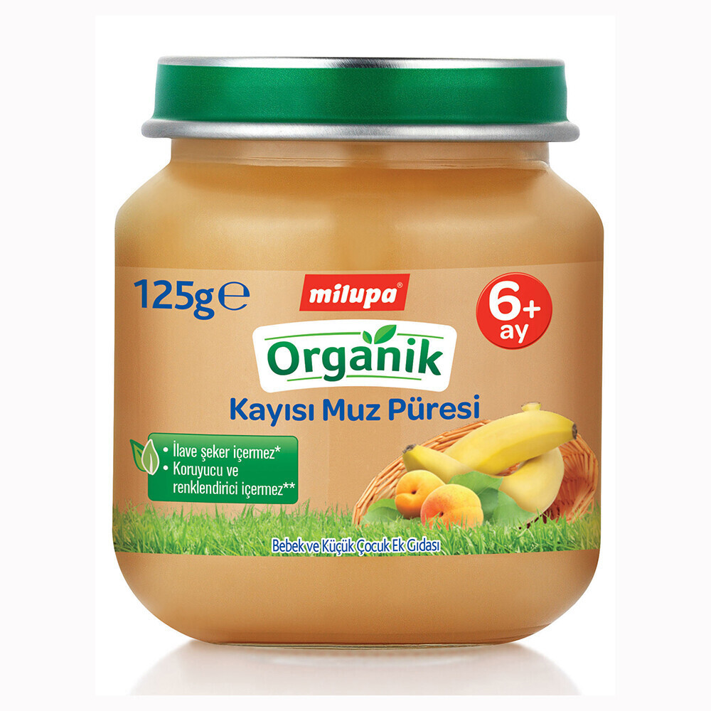 Milupa Organik Kayısı Muz Püresi Kavanoz 125 Gr 6+ Ay Bebek Mamaları Fiyatı