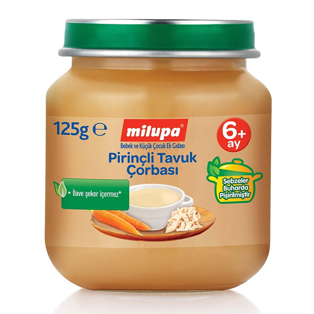 Milupa Pirinçli Tavuk Çorbası Kavanoz 125 Gr 6+ Ay Bebek Mamaları Fiyatı