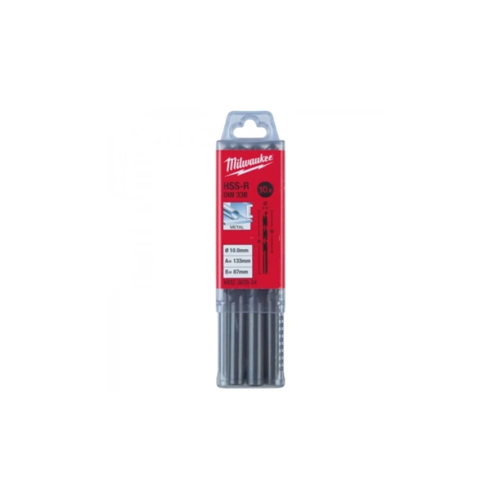 Milwaukee Hss-R Metal Matkap Ucu (10Lu Paket) 6.5X101mm Elektrikli El Aletleri Fiyatı