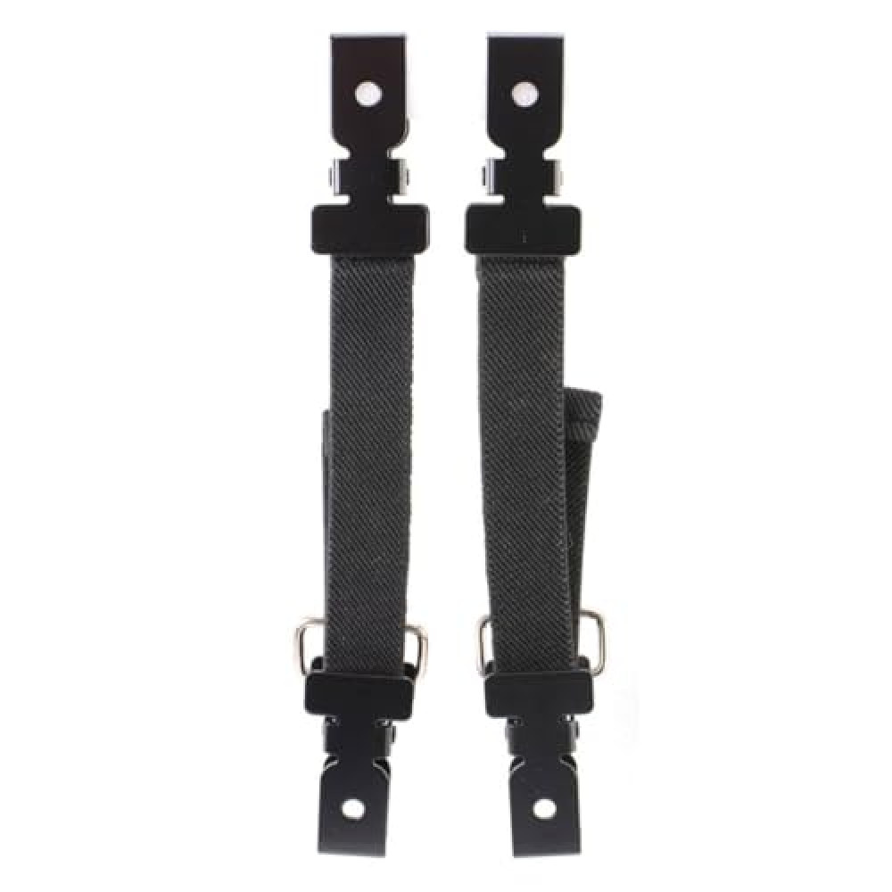 Milwaukee Leather Motorcycle Biker Elastic Bungee for Chaps or Pants in Various Emblems (Set of 2) MLA - One Size Fits Most