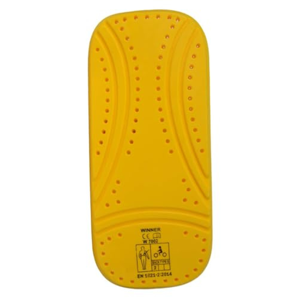 Milwaukee Leather MP7915 | 1PC CE Approved Back Armor for Motorcycle Armored Flannels or Jackets - Spine Protector - One Size