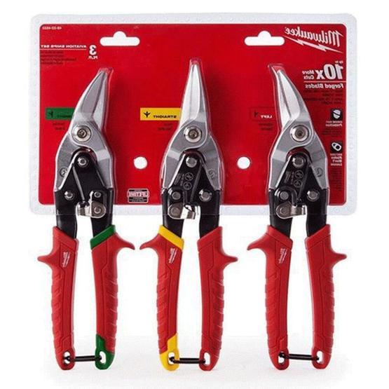 Milwaukee T48224533 3 Parça Kaportacı Makası Seti