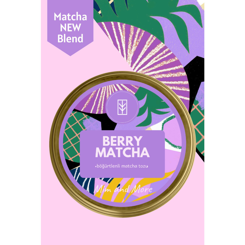 Mim and More Berry Matcha - Böğürtlenli Matcha Çay Fiyatı