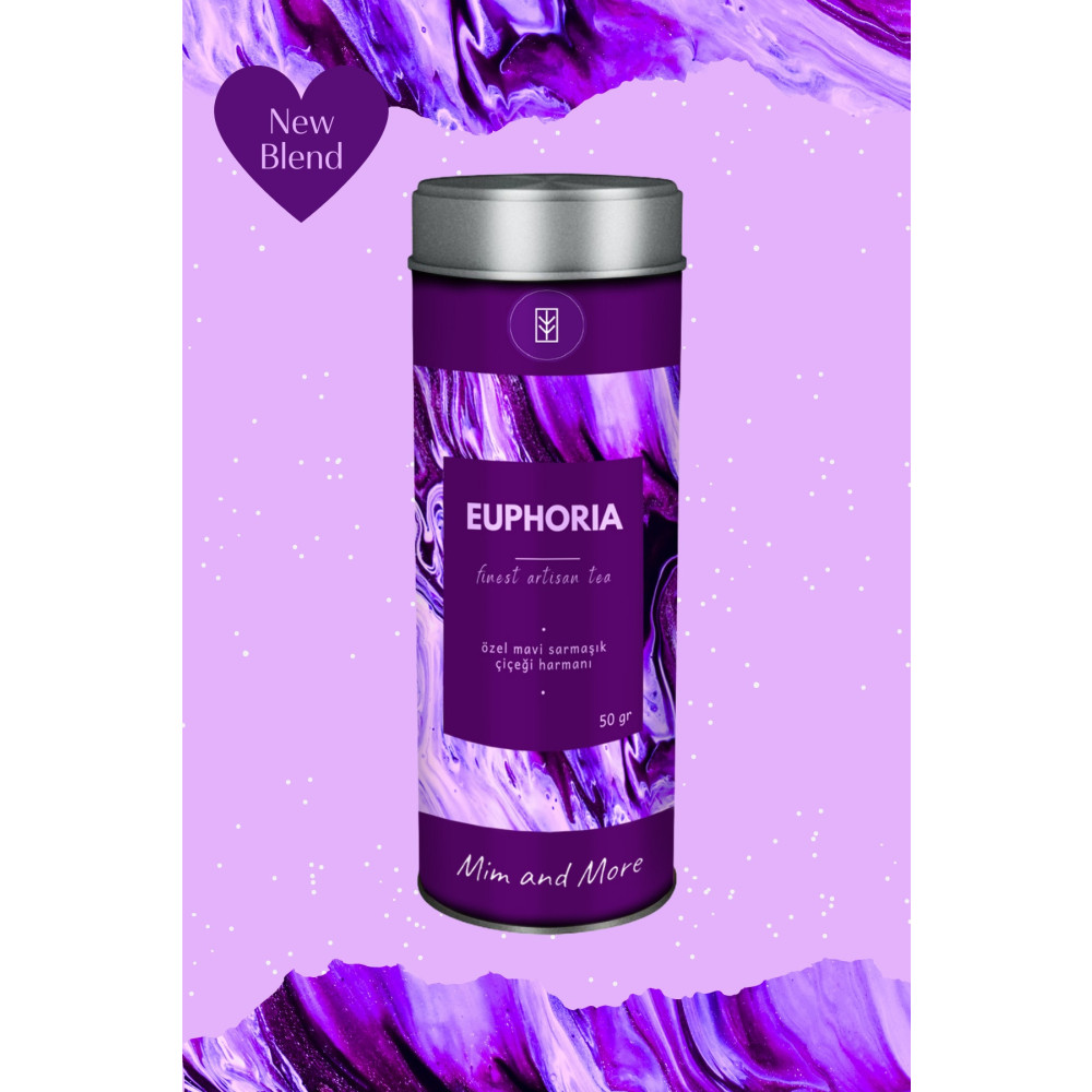 Mim and More Euphoria Tea - Ahududulu Mavi Sarmaşık Çiçeği Harmanı Çay Fiyatı