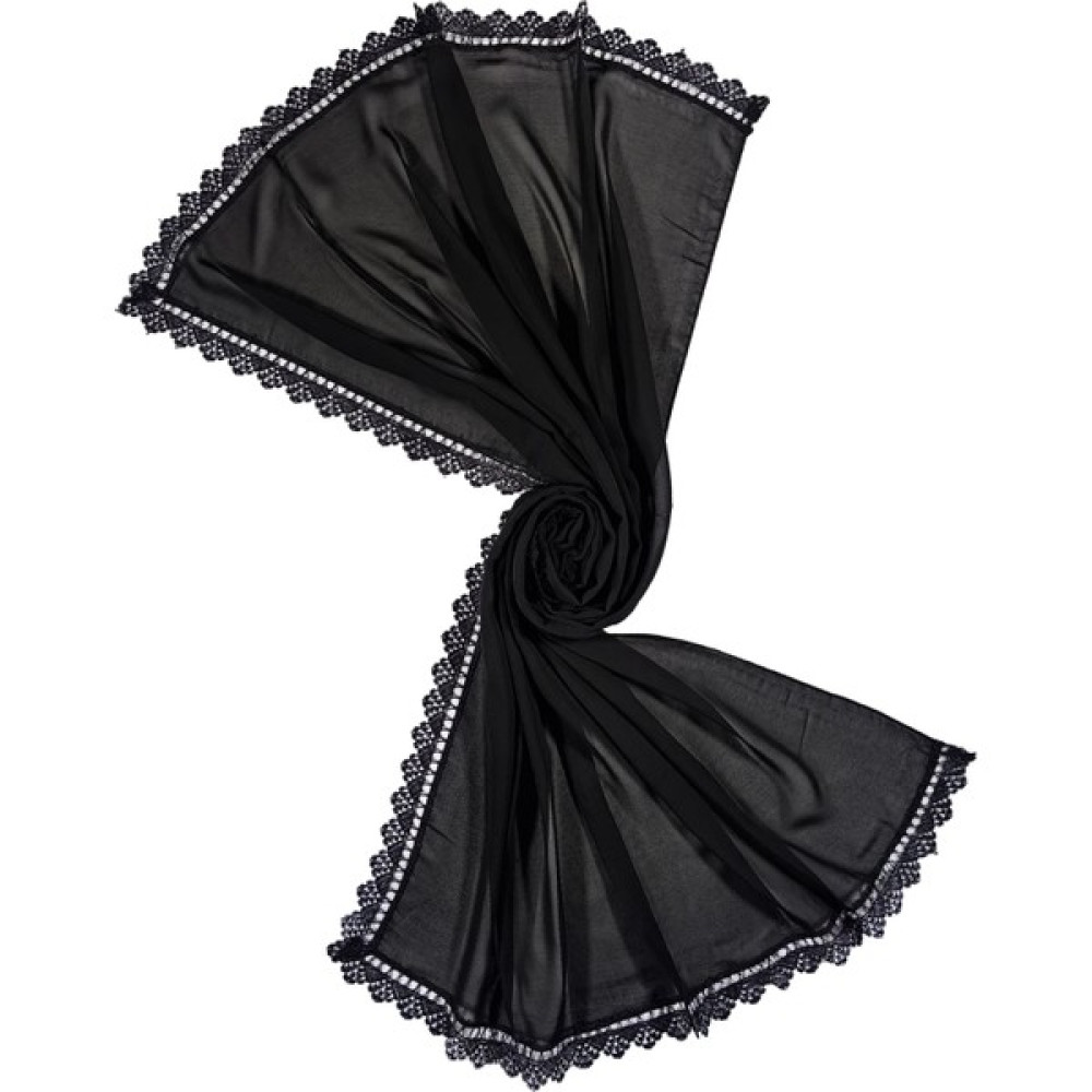 Mim Eşarp ve Şal Enba Şifon Iğne Oyalı Şal Namaz ve Mevlüt Örtüsü 60X150 cm Şal / Fular & Eşarp Fiyatı