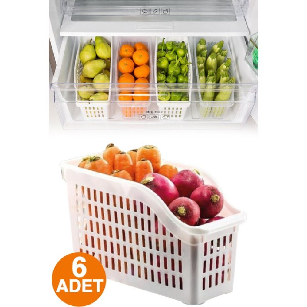 Mim Life Plastik Buzdolabı Düzenleyici 6'lı Set Saklama Kapları Fiyatı