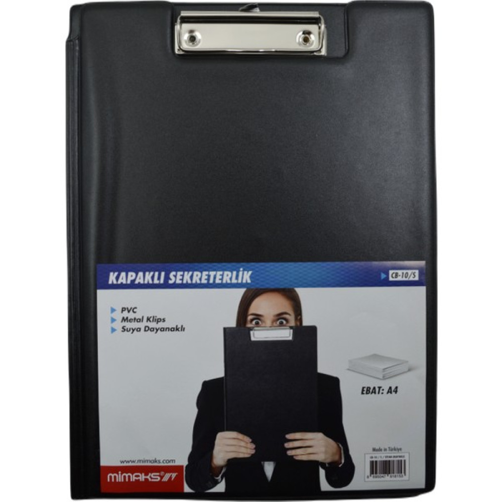 Mimaks A4 Kapaklı Sekreterlik Siyah Cb-10/s Sekreterlik Fiyatı