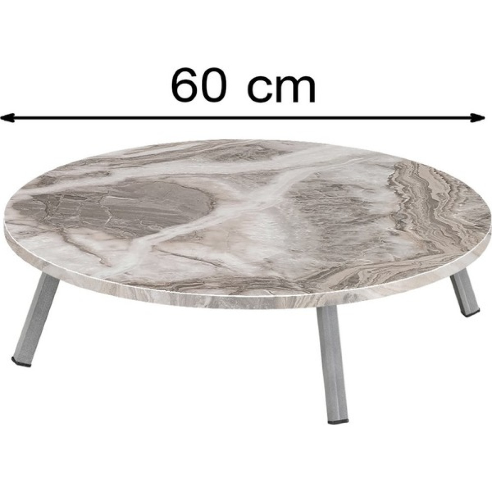 Mimilos 60 cm Metal Katlanır Ayaklı Yuvarlak Yer Sofrası - Kudüm Yemek & Mutfak Masası Fiyatı