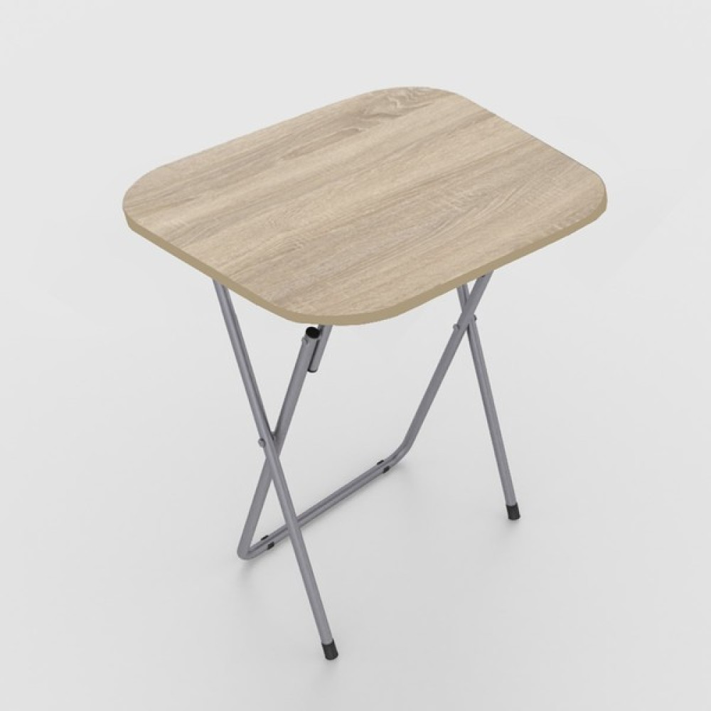 Mimilos Leaf 60 x 60 cm Katlanabilir Masa Katlanır Balkon Piknik Ders Laptop Sehpası - Sonoma Zigon Sehpa Fiyatı