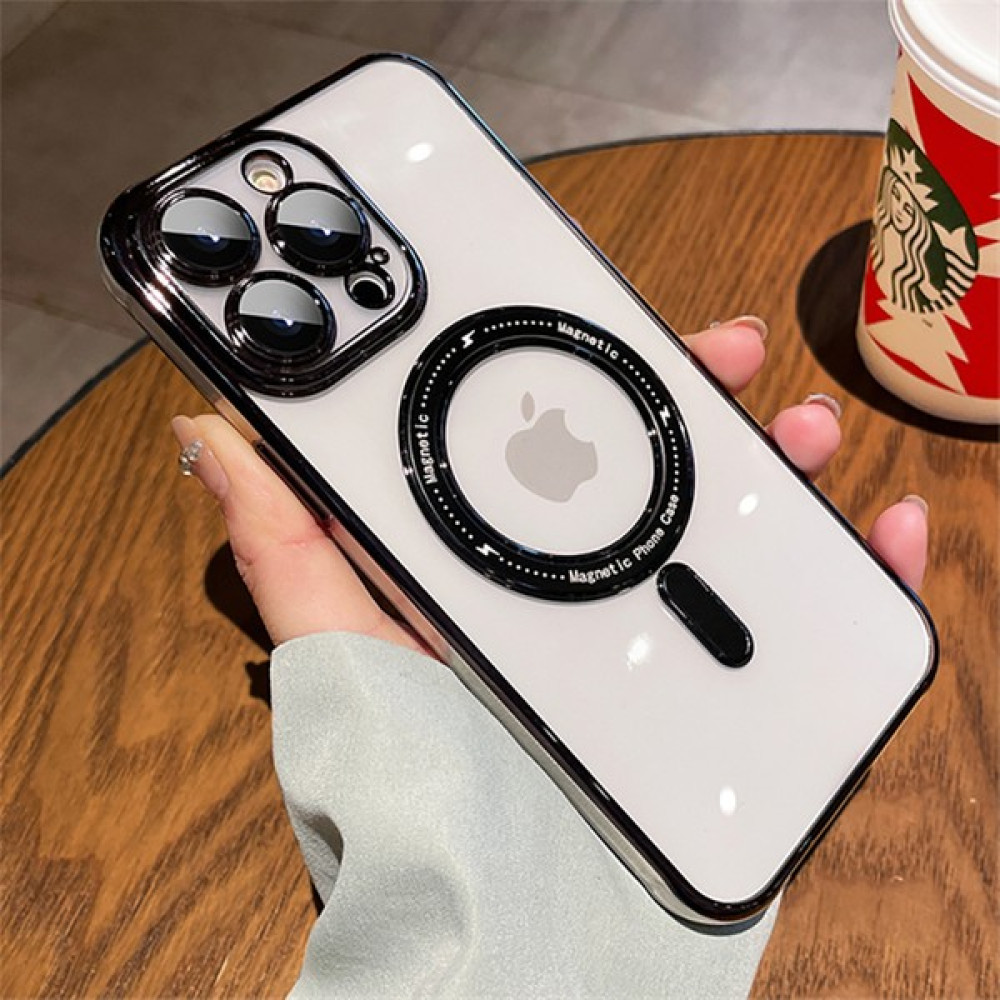 Mimo Apple iPhone 14 Pro Max Kılıf Magsafe Mona Silikon Kılıf Siyah Cep Telefonu Kılıfı Fiyatı