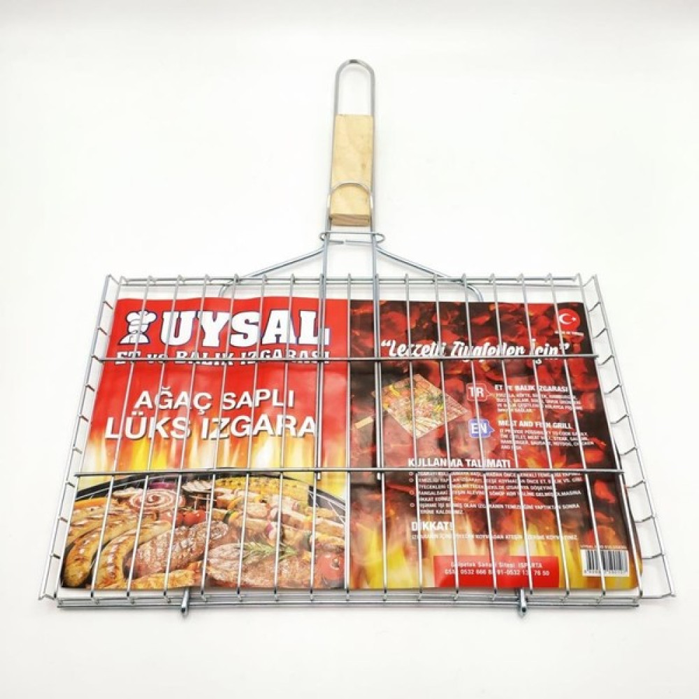 Mimoza Paslanmaz Ahşap Mangal Barbekü Et ve Balık Izgara Teli 30X40 cm Mangal & Barbekü Malzemeleri Fiyatı