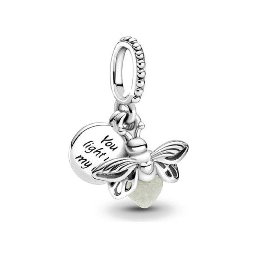 Mimozaavm 925 Ayar Gümüş Bileklikleri Için Karanlıkta Parlayan Ateşböceği Charm - Antik Silver Saat ve Bileklik Aksesuarı Fiyatı