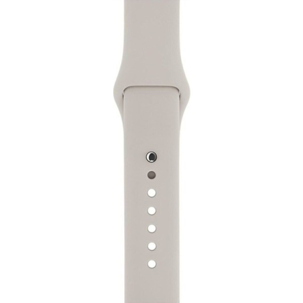 Mimtec Apple Watch 3 4 5 6 7 8 Se 38 40 41MM Kordon Kayış Bileklik Klasik Kaliteli Silikon - Fog Gray Giyilebilir Teknoloji Aksesuarları Fiyatı
