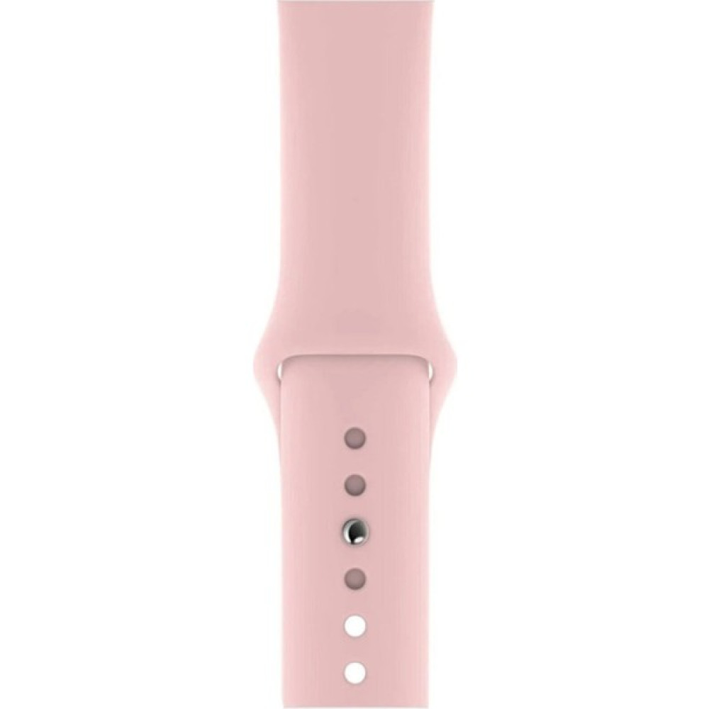 Mimtec Apple Watch 3 4 5 6 7 8 Se 38 40 41MM Kordon Kayış Bileklik Klasik Kaliteli Silikon - Toz Pembe Giyilebilir Teknoloji Aksesuarları Fiyatı
