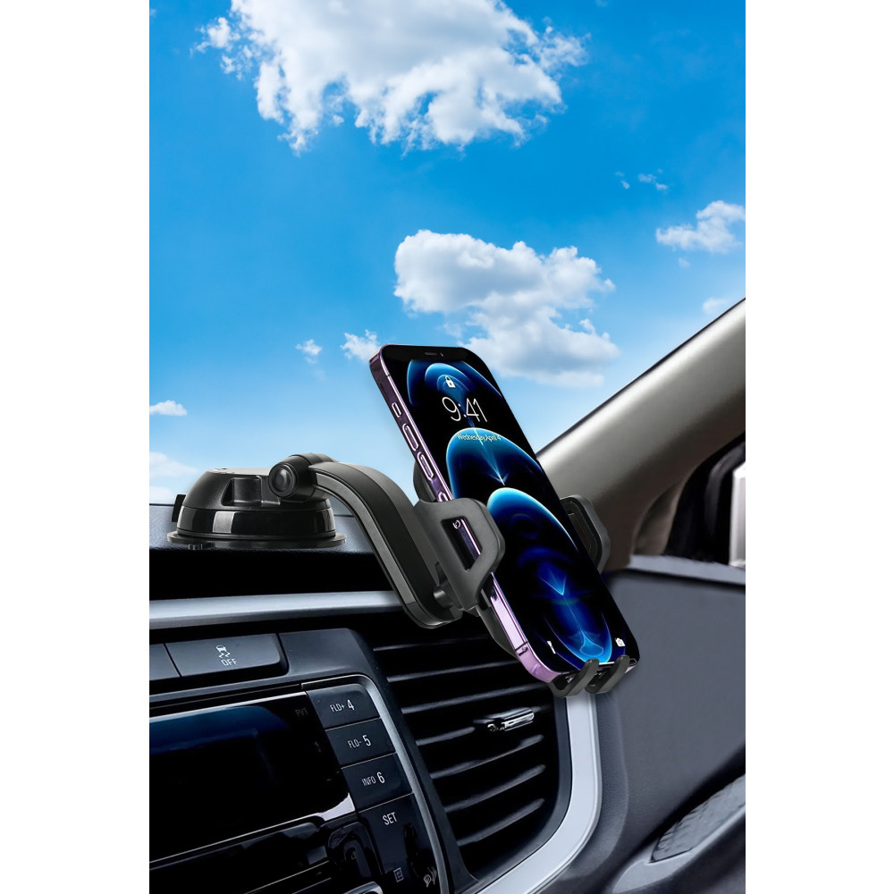 mimtec Araç Içi Ayarlanabilir Telefon Tutucu Cam Ve Torpido Kademeli Için Ücret Iade Garantili Cep Telefonu Araç Kiti Fiyatı