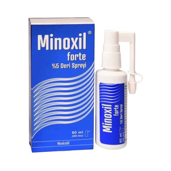 Mın Oxıl Forte Derı Spreyı %5 60 ml X 2 Adet - Mavi Diğer Fiyatı