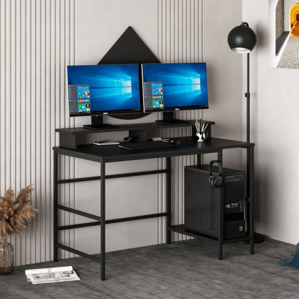 Minar Greta Çalışma Masası Modül2 - Mat Siyah - 60 x 120 x 74 cm Çalışma Masası Fiyatı