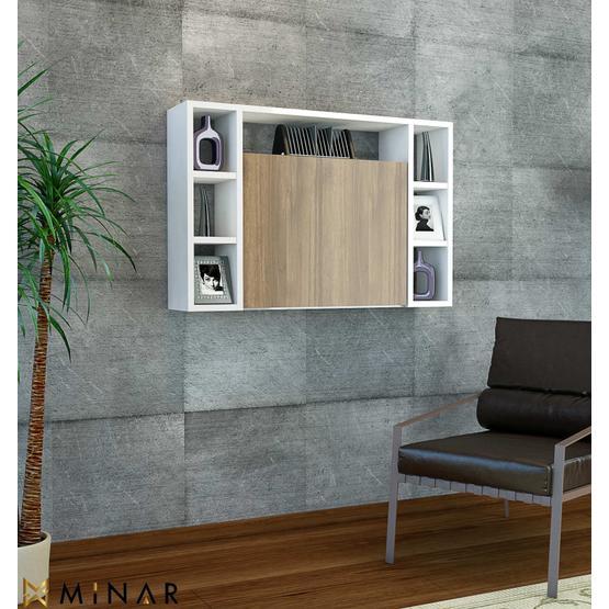 Minar Omega Beyaz Ceviz Çalışma Masası Çalışma Masası Fiyatı