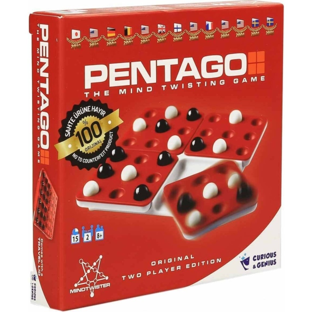 Mindtwister Pentago Eğitici Isveç Akıl Oyunu - Renkli Diğer Fiyatı