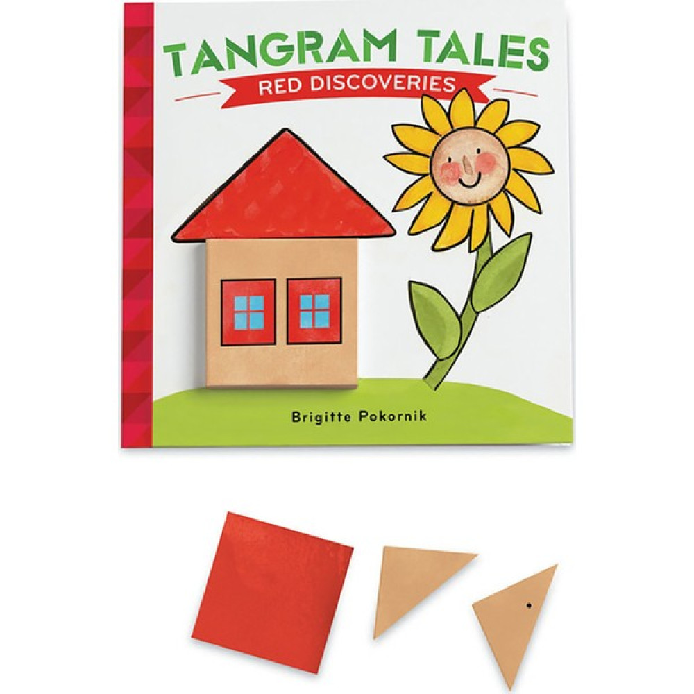 MindWare Tangram Tales Red Discoveries Kitap + Tangram Bebek Oyuncakları Fiyatı
