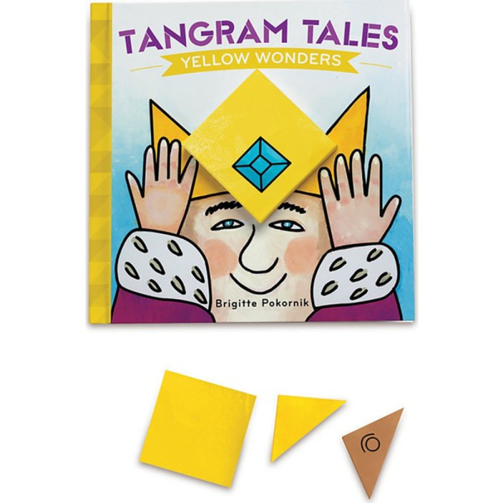 MindWare Tangram Tales Yellow Wonders Kitap + Tangram Bebek Oyuncakları Fiyatı