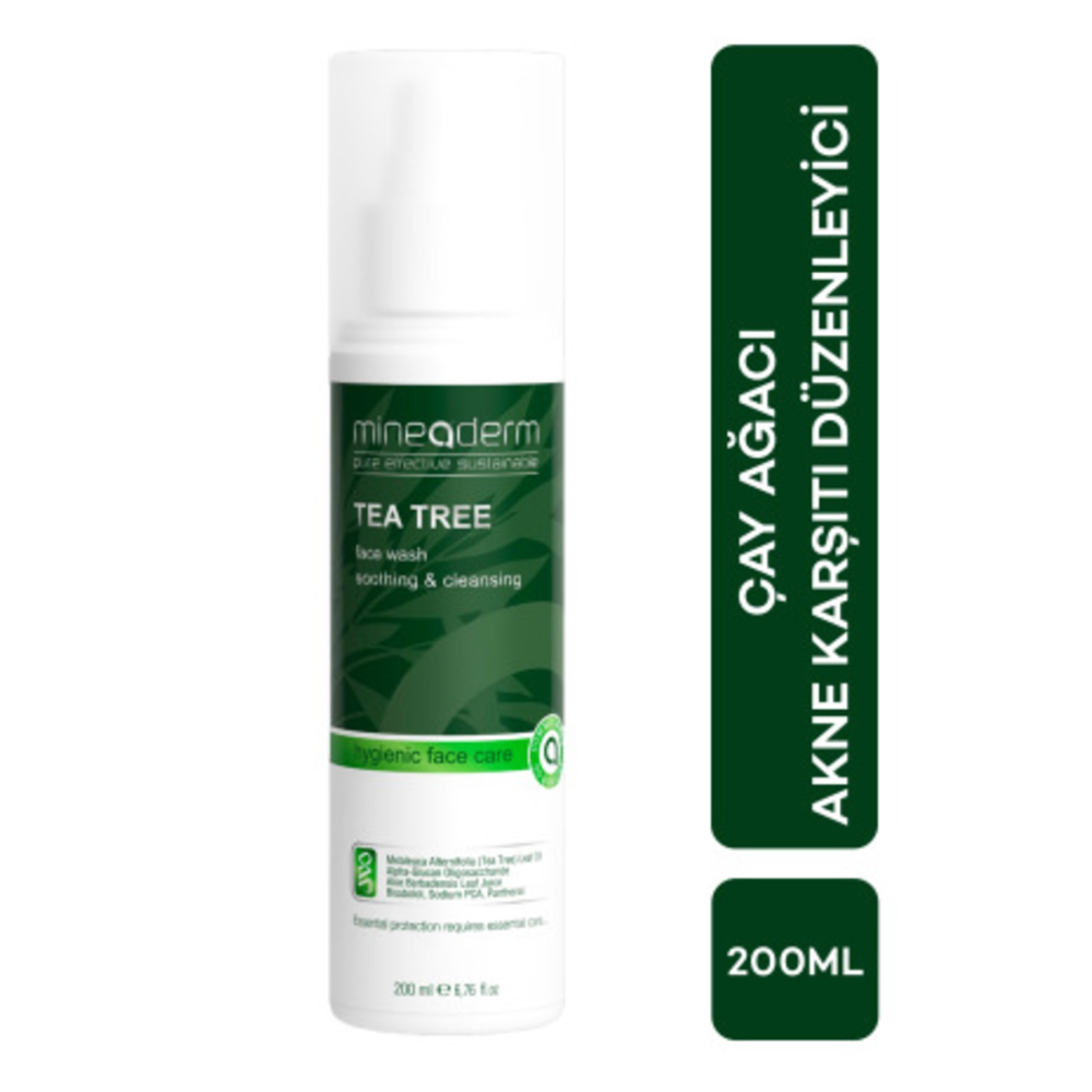 mineaderm Akne Karşıtı Ve Sebum Düzenleyici Temizleme Jeli/tea Tree Face Wash Cilt Temizleme ve Peeling Fiyatı