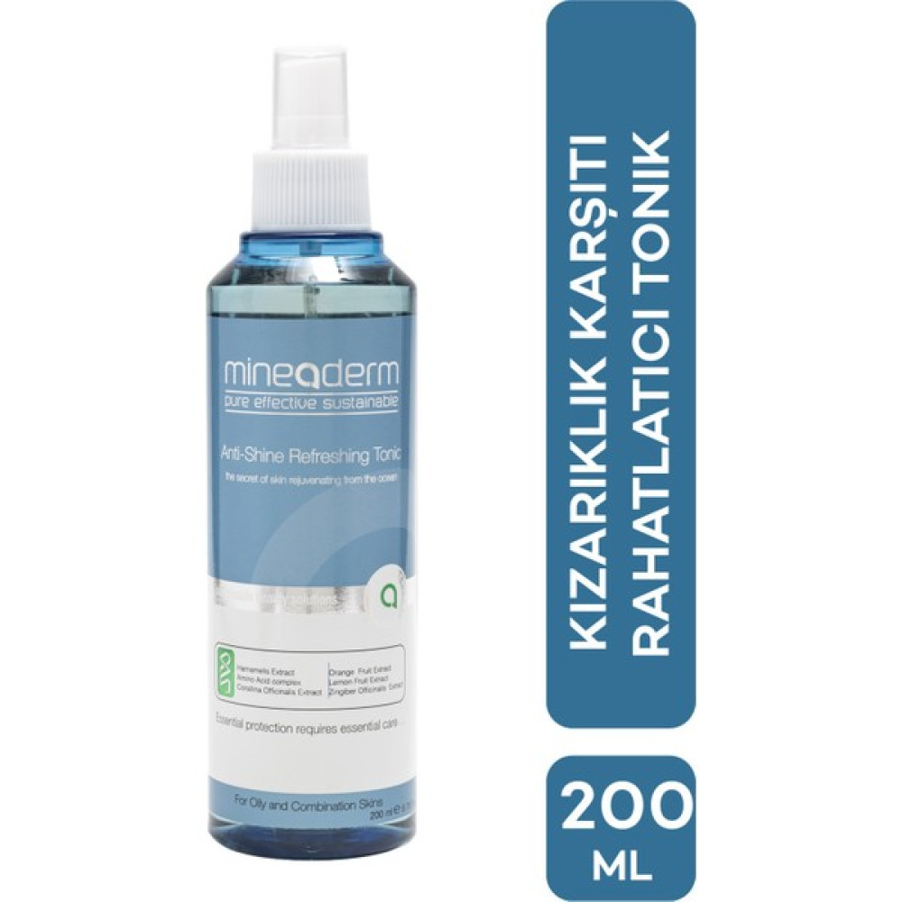 Mineaderm Anti-Shine Refresing Tonic 200 ml Cilt Temizleme ve Peeling Fiyatı