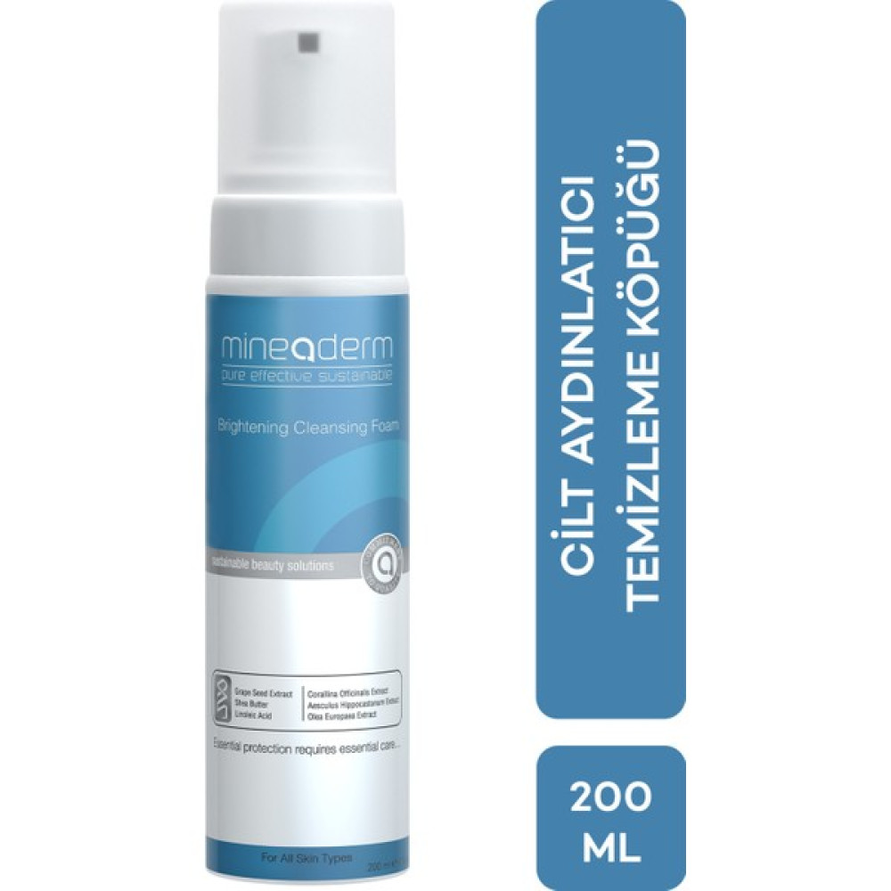 Mineaderm Brightening Cleansing Foam 200 ml Cilt Temizleme ve Peeling Fiyatı