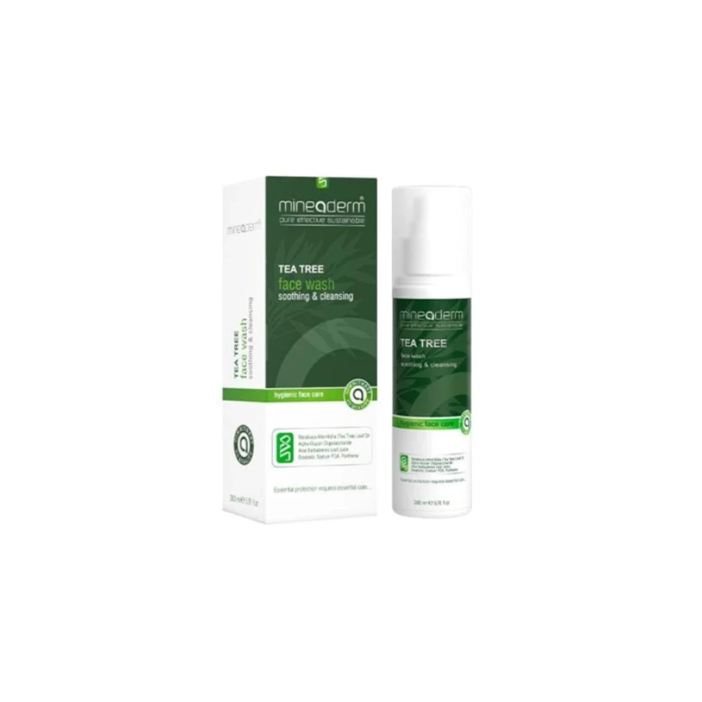 Mineaderm Tea Tree Face Wash-Yüz Yıkama Jeli 200Ml Cilt Temizleme ve Peeling Fiyatı