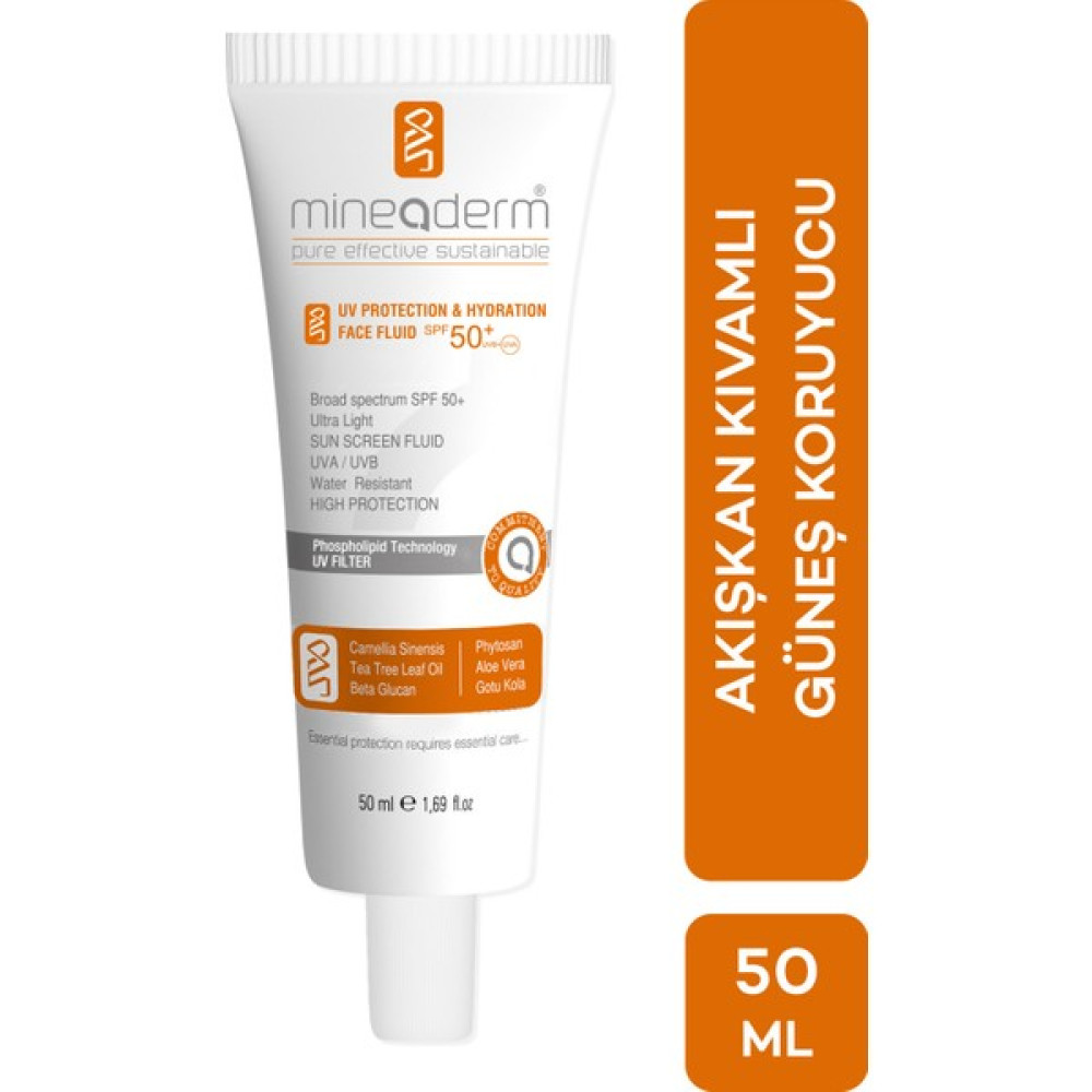 Mineaderm UV Protection & Hydration Face Fluid SPF50+ 50 ml Güneş Kremleri ve Losyonları Fiyatı