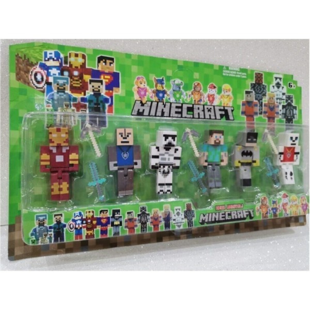 Minecraft Ironman Pawpatrol Batman Figür Oyuncak 12 Parça - Renkli Oyun Seti Fiyatı