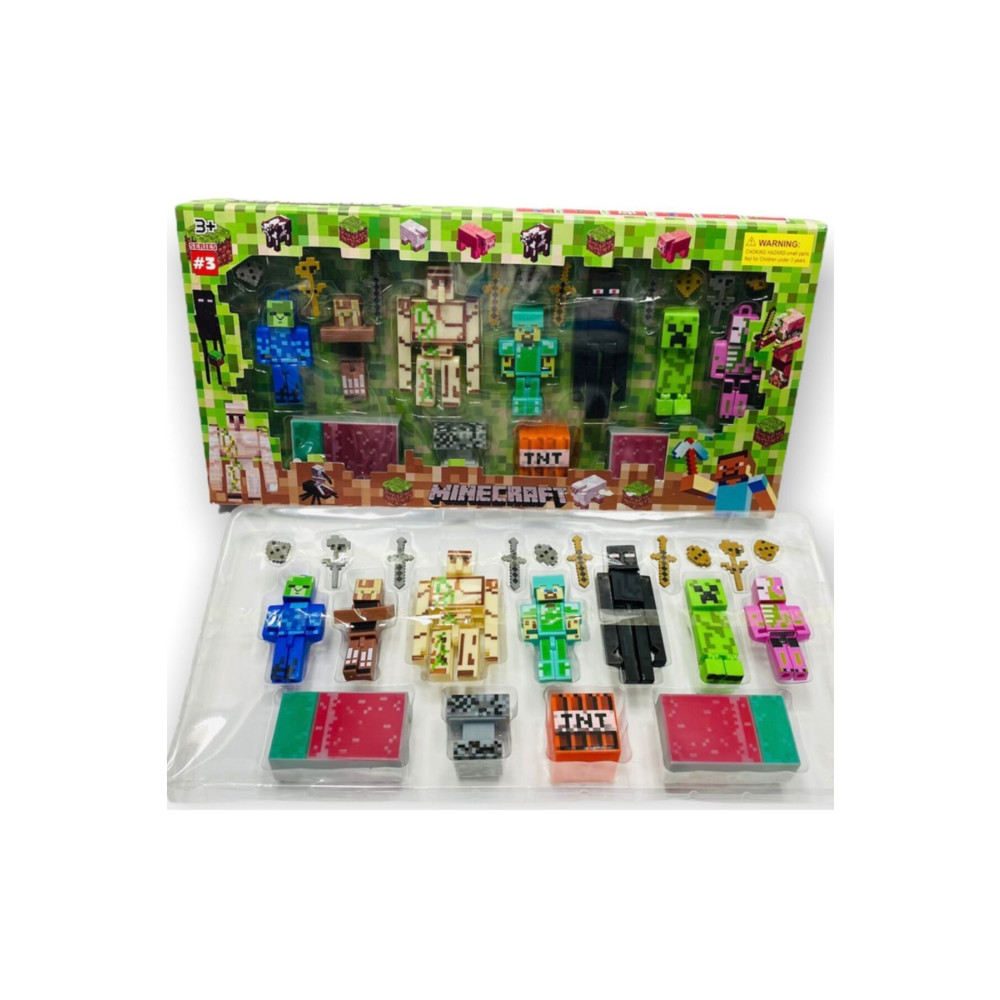 MINECRAFT Lego 2 Model Birden Toplam 164+ Parça Oyuncak A B Legolar ( Yapım Oyuncakları ) Fiyatı